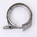 2.5 V Band Clamp & Interlocking Flange Set, Stainless Steel, Exhaust Clamps